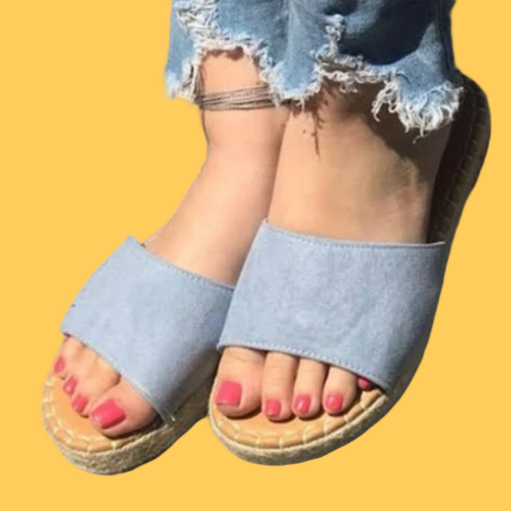 BAMBOO Baby Blue Sandals NWT/NIB